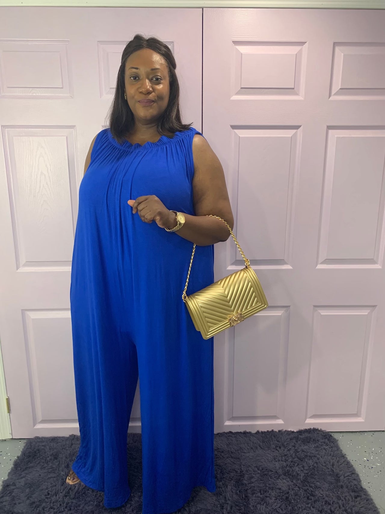 Plus Size Jumpsuit With Inside Pockets